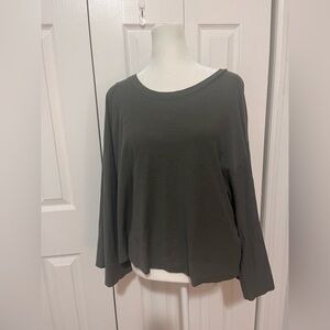 Nation LTD Long Sleeve Top Green Size Medium
